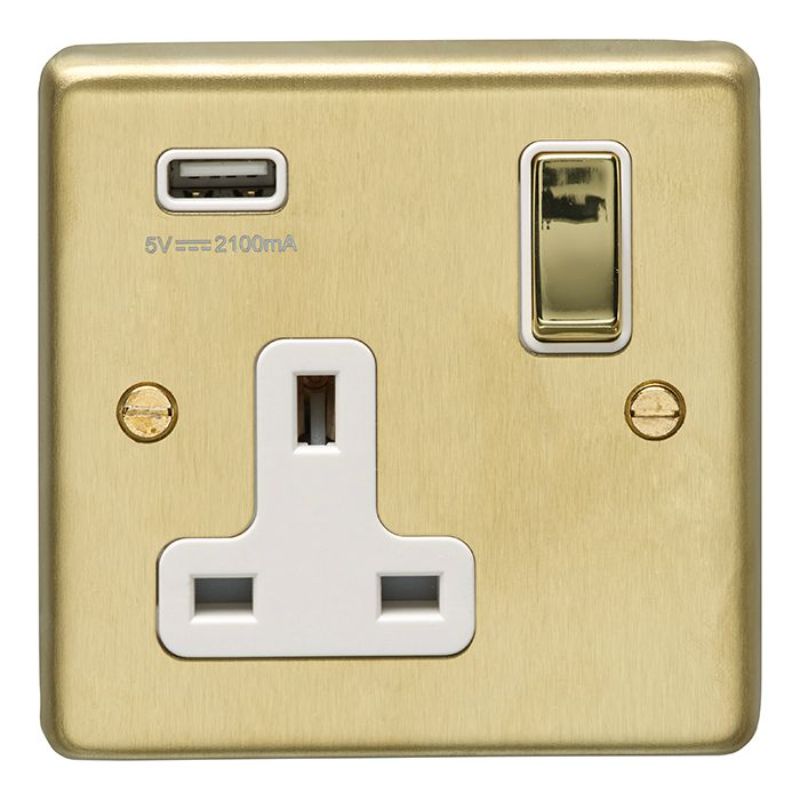 Carlisle Brass 1 Gang USB Socket