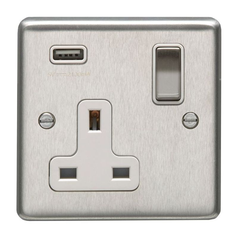 Carlisle Brass 1 Gang USB Socket