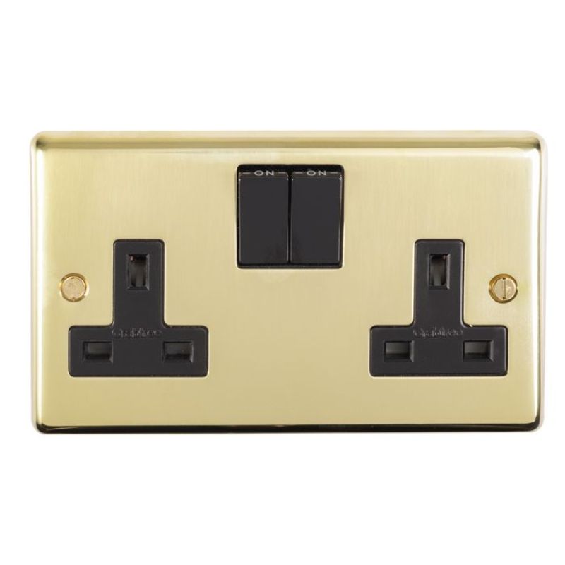 Carlisle Brass 2 Gang Socket