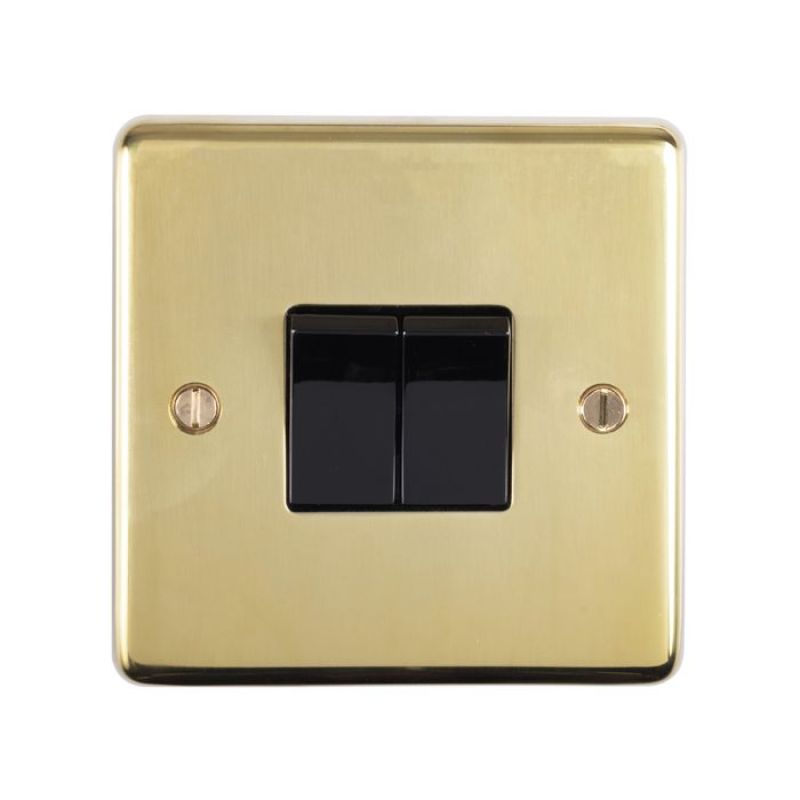 Carlisle Brass 2 Gang Switch