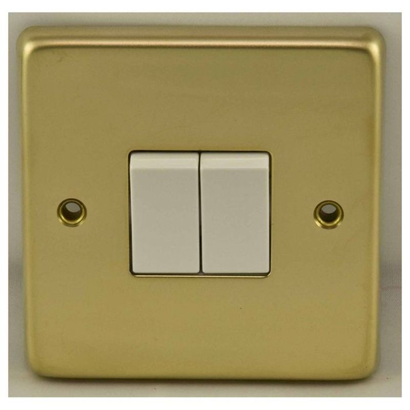 Carlisle Brass 2 Gang Switch