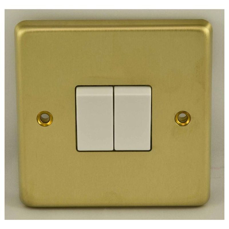 Carlisle Brass 2 Gang Switch