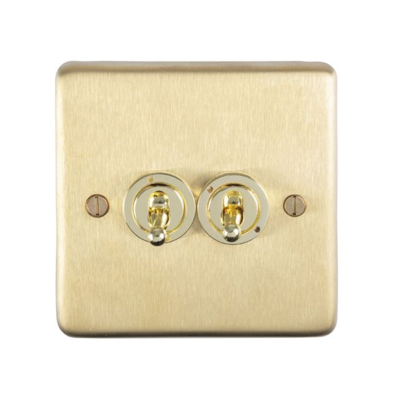 Carlisle Brass 2 Gang Toggle Switch