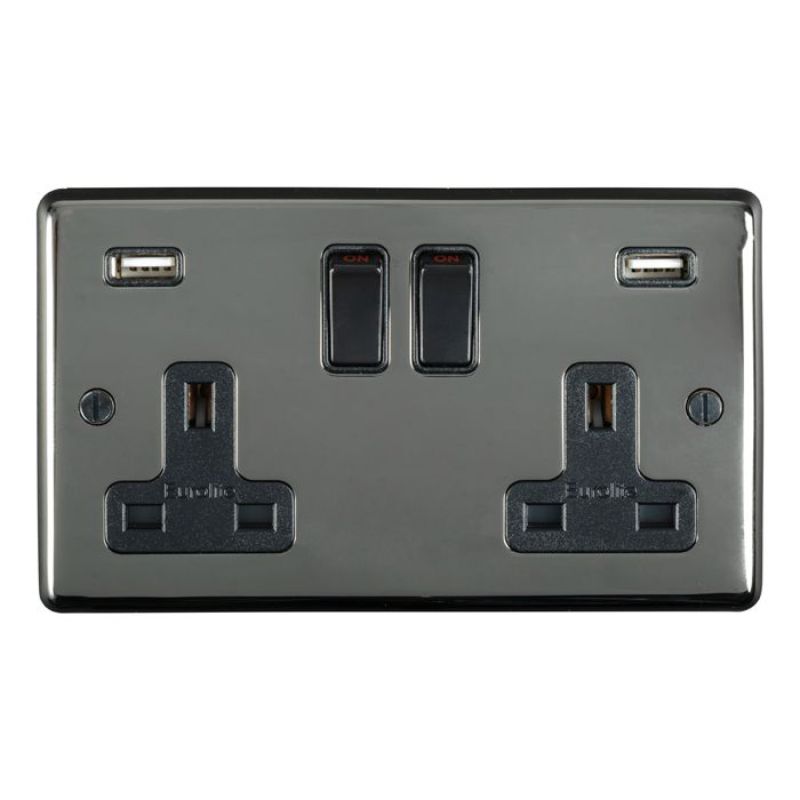 Carlisle Brass 2 Gang USB Socket