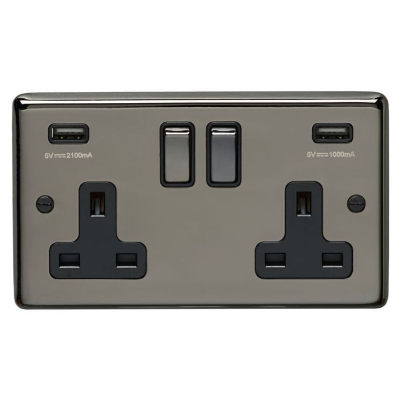 Carlisle Brass 2 Gang USB Socket