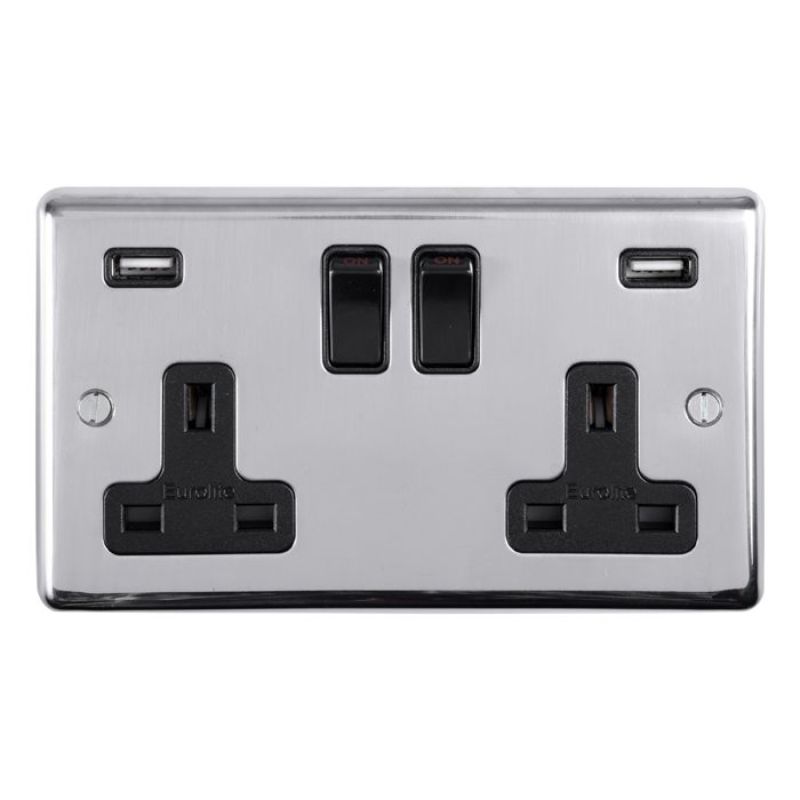 Carlisle Brass 2 Gang USB Socket