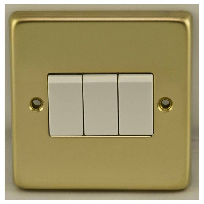 Carlisle Brass 3 Gang Switch