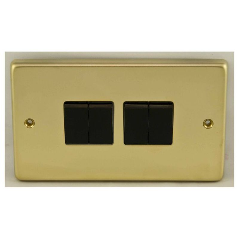 Carlisle Brass 4 Gang Switch