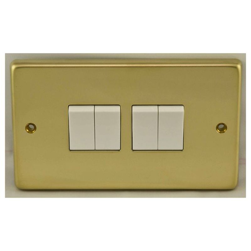 Carlisle Brass 4 Gang Switch