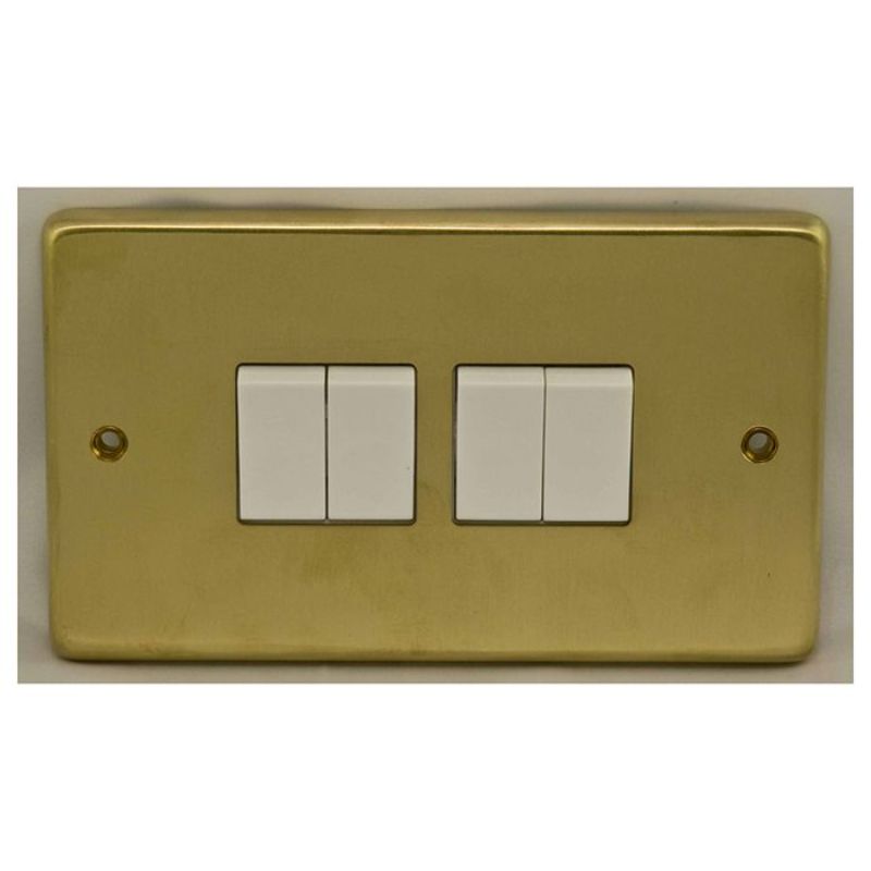 Carlisle Brass 4 Gang Switch