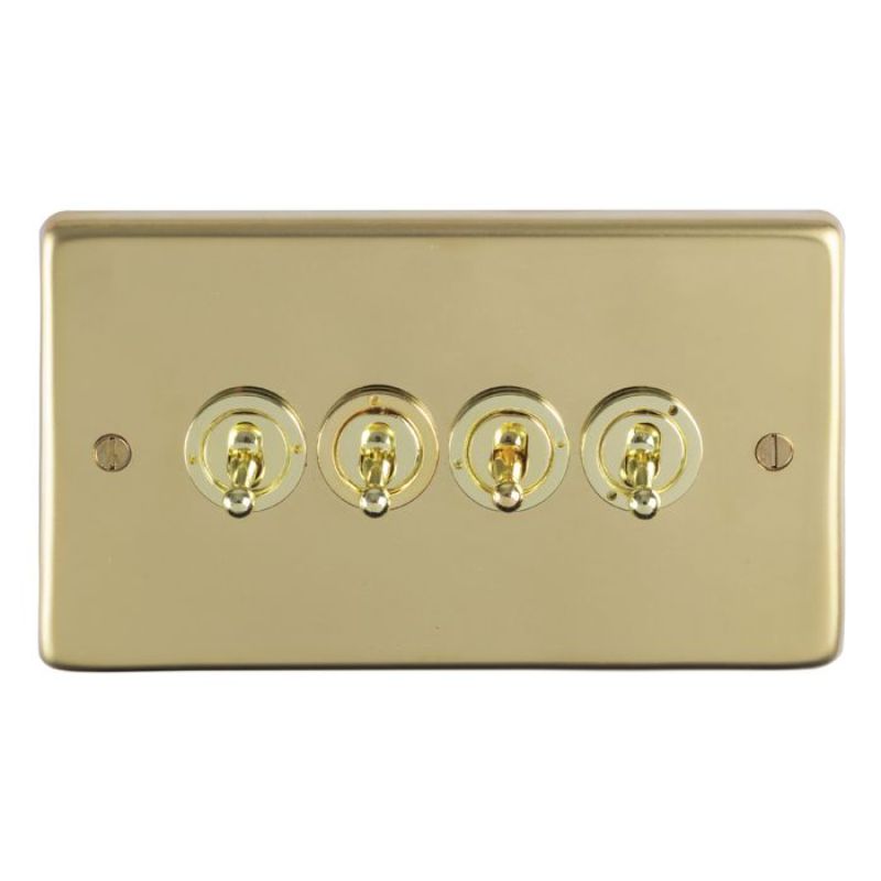 Carlisle Brass 4 Gang Toggle Switch