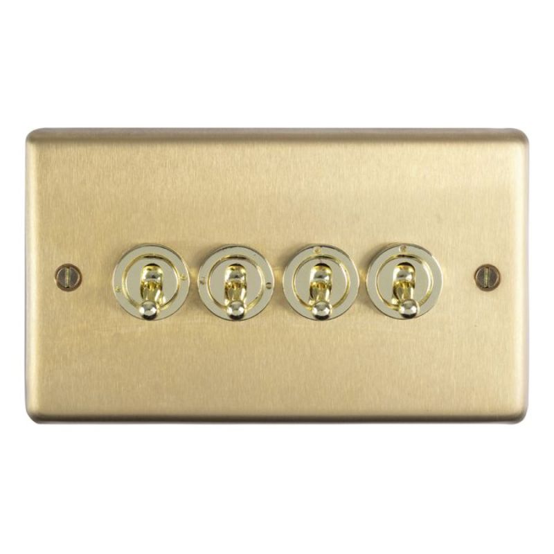 Carlisle Brass 4 Gang Toggle Switch