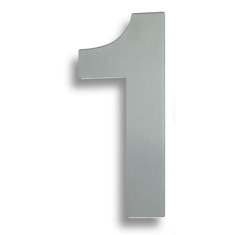 Carlisle Brass Stainless Steel 7" Numerals (0-9) (Number 1)