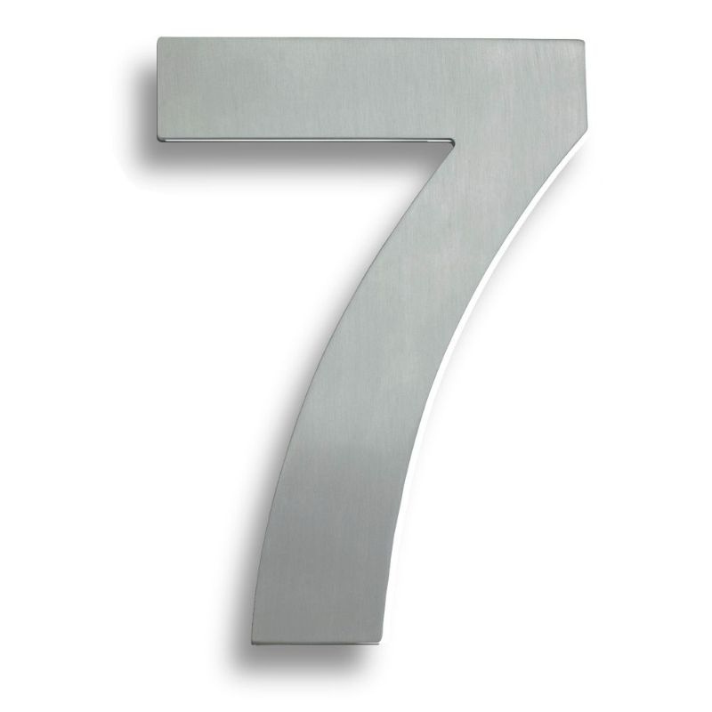 Carlisle Brass Stainless Steel 7" Numerals (0-9) (Number 7)