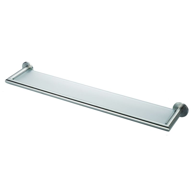 Carlisle Brass Stainless Steel Glass Shelf