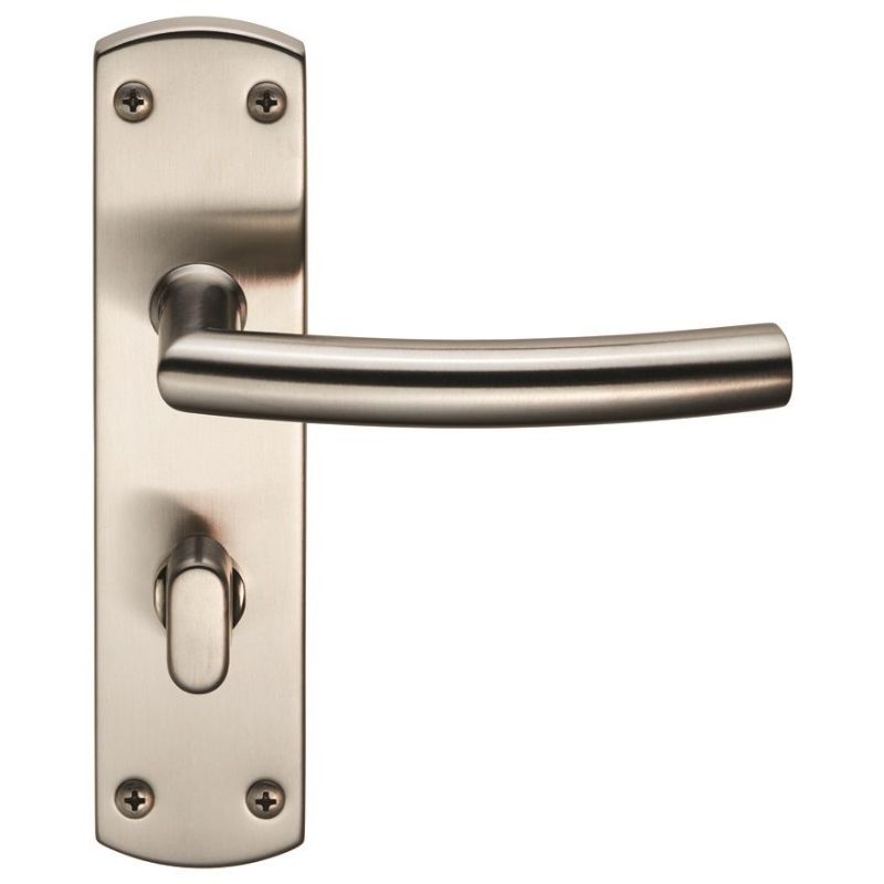 Carlisle Brass Steelworx Residential Arched Lever on WC Backplate