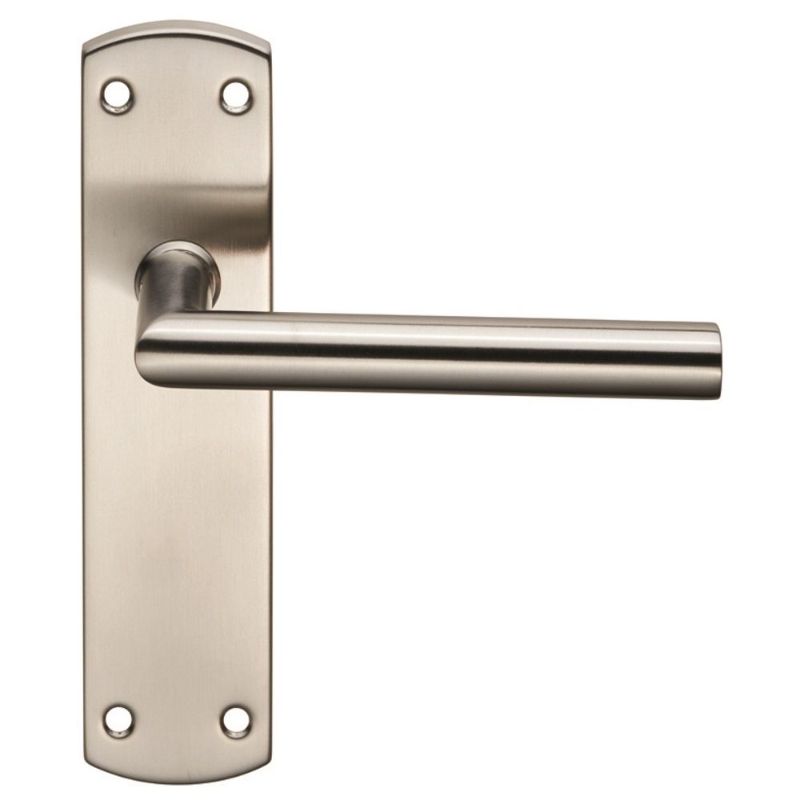 Carlisle Brass Steelworx Residential Mitred Lever on Latch Backplate