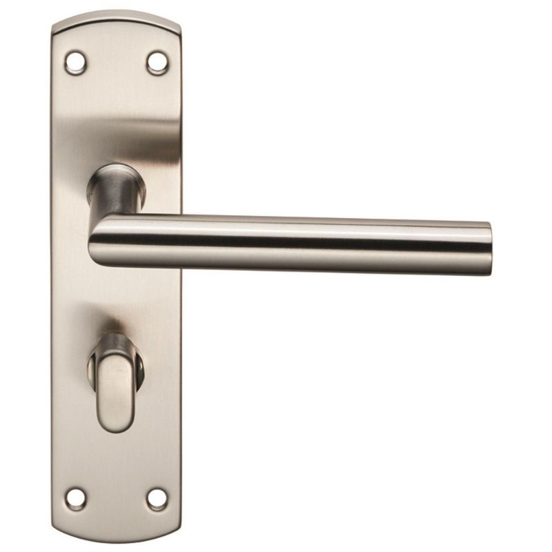 Carlisle Brass Steelworx Residential Mitred Lever on WC Backplate