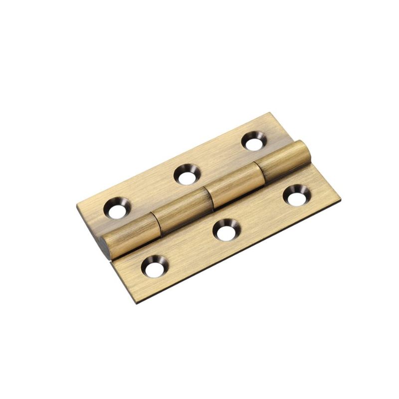 Solid Drawn Brass Butt Hinge - 50 x 28 x 1.5mm-Florentine Bronze