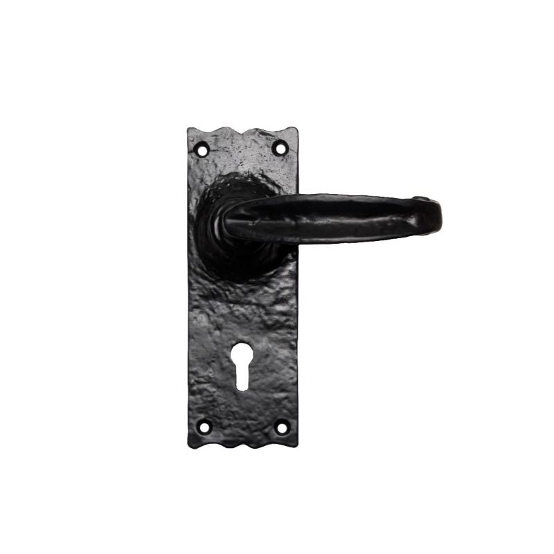 Carlisle Brass Traditional V Lever on Lock Backplate