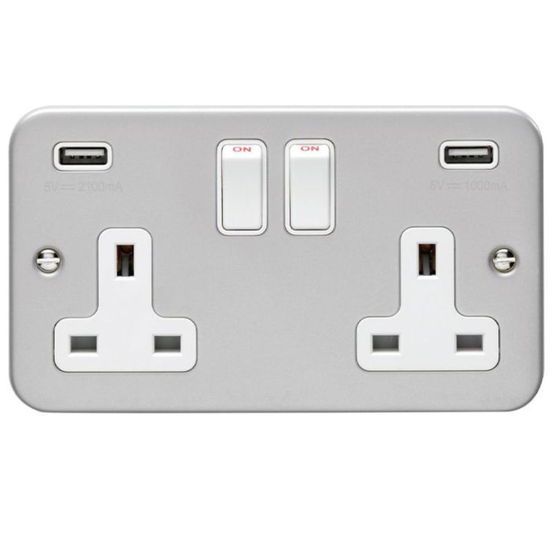 Carlisle Brass 2 Gang USB Socket