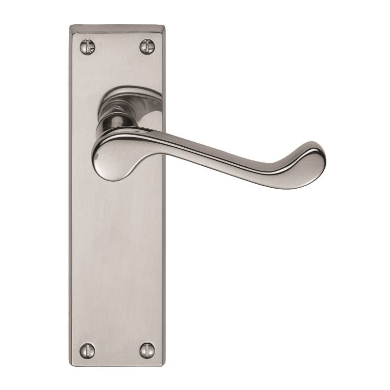 Carlisle Brass Victorian Scroll Lever On Backplate - Latch Sweedor (Contract Range)