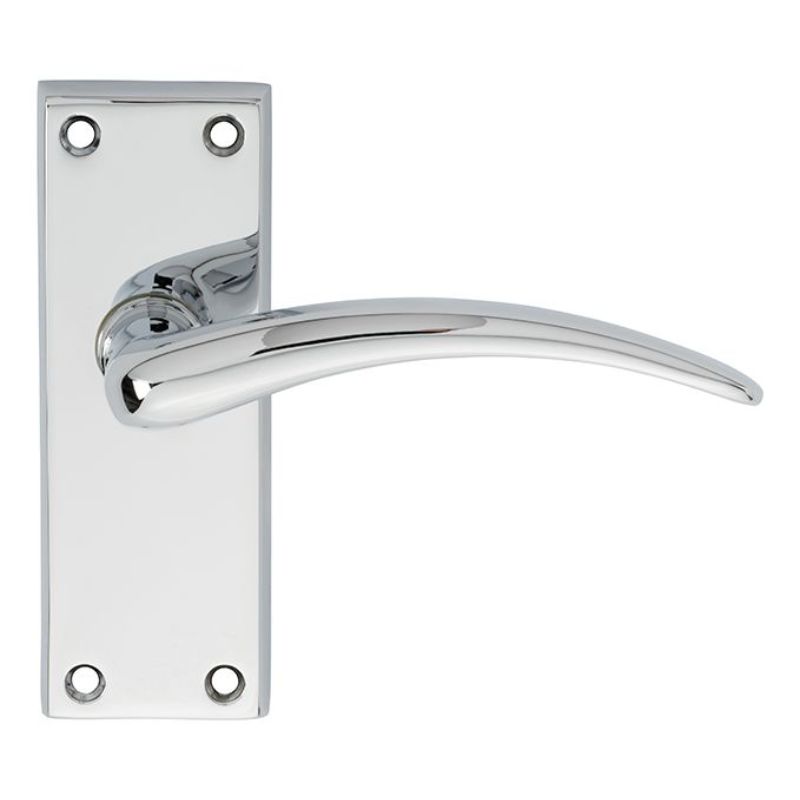 Carlisle Brass Wing Lever on Short Latch Backplate