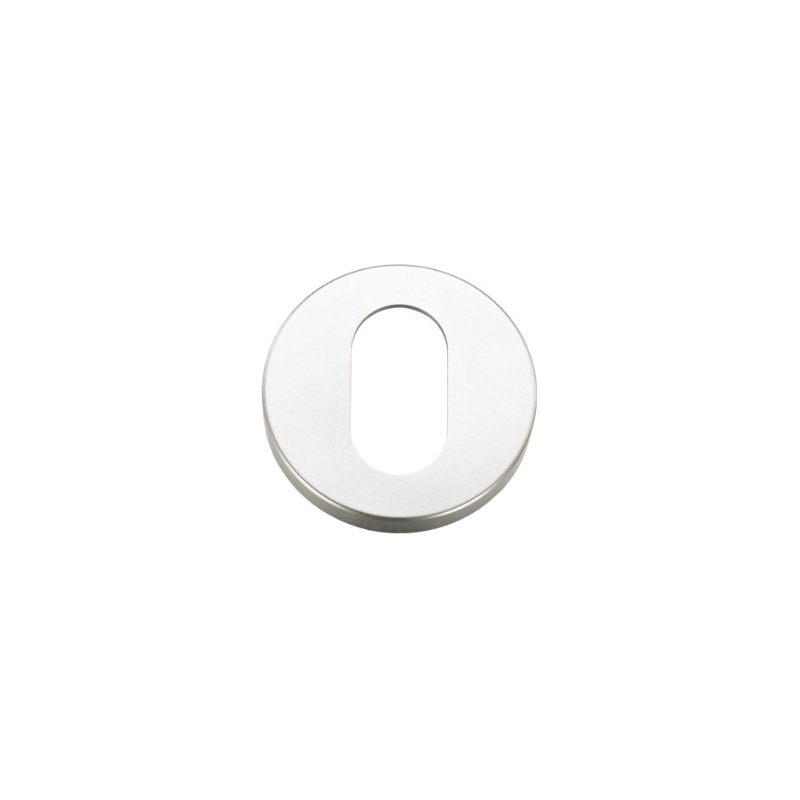 Escutcheons Oval Profile 53mm dia-Satin Aluminium