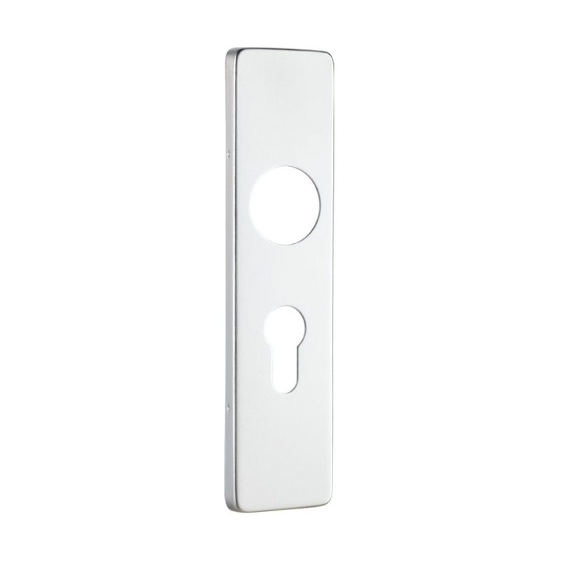 Spare Push on Euro Profile Backplate for Aluminium - 47.5mm-Satin Aluminium