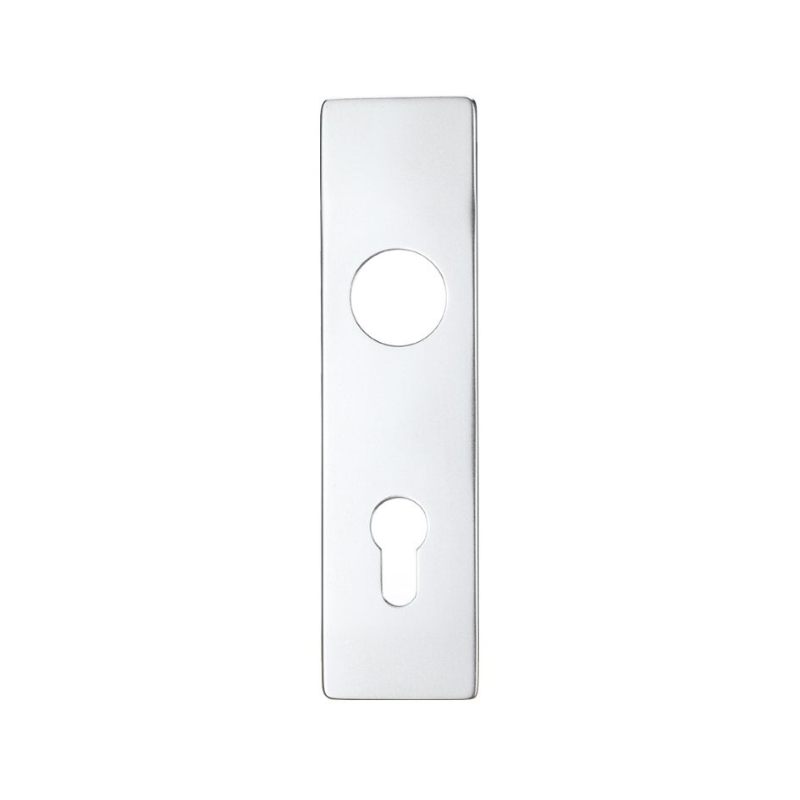 Spare Push on Euro Profile Backplate for Aluminium - 72mm-Satin Aluminium