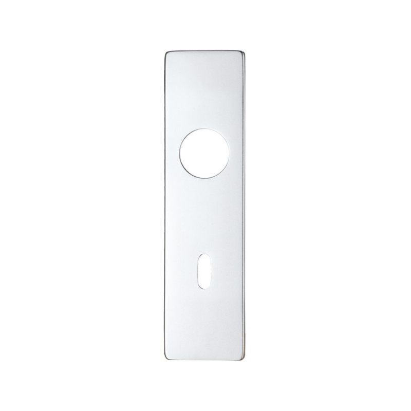 Spare Push on Lock Backplate for Aluminium-Satin Aluminium