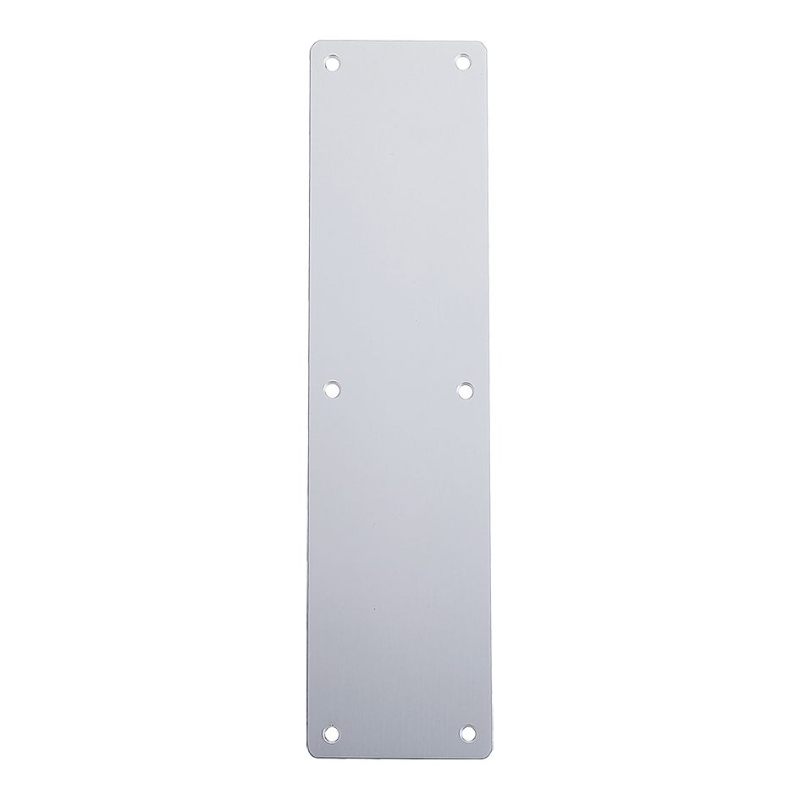 Finger Plate - 300 x 75mm-Satin Aluminium