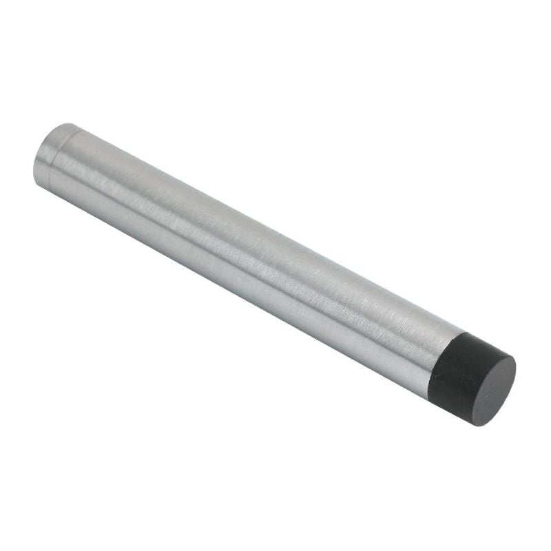 Door Stop - Cylinder without Rose 105mm-Satin Chrome