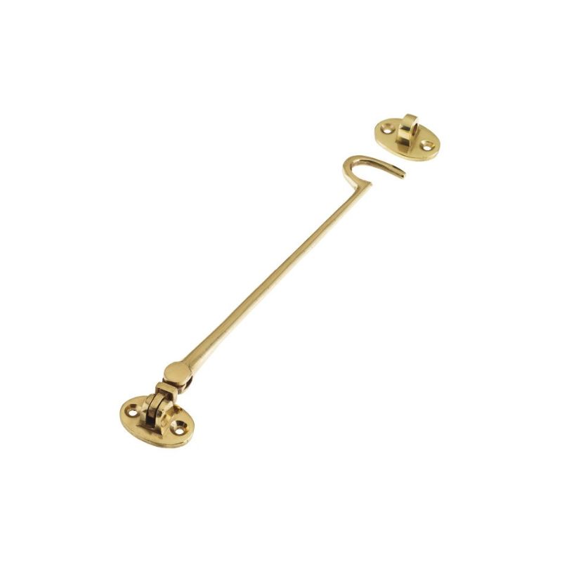 Cabin Hook (Heavyweight) 10"-Polished Brass