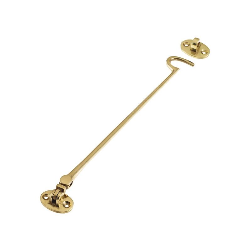 Cabin Hook (Heavyweight) 12"-Polished Brass