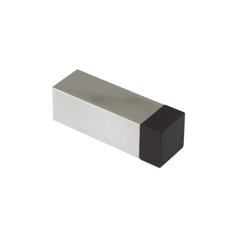 Square Door Stop 65mm-Polished Stainless