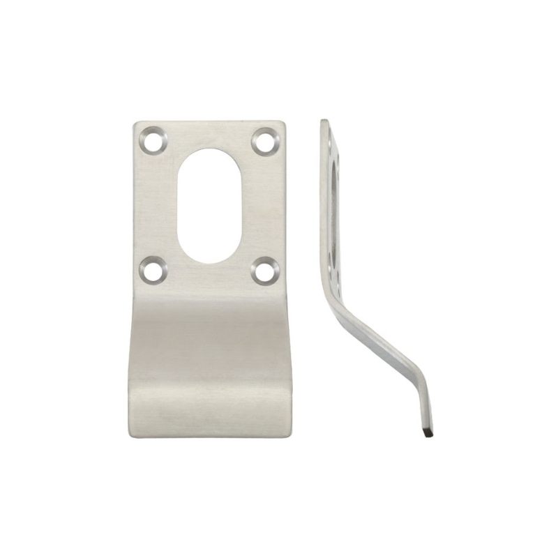 Cylinder Latch Pull - Oval Profile - 88mm x 43mm-Satin Stainless