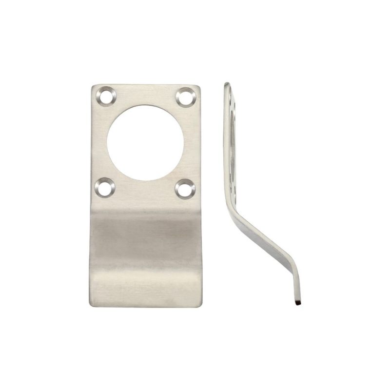 Cylinder Latch Pull - Round Profile - 88mm x 43mm-Satin Stainless