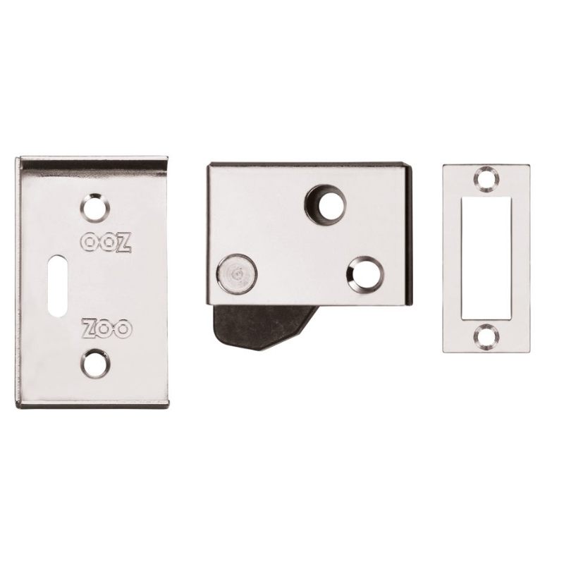 Hush Latch 65x40mm-Polished Chrome