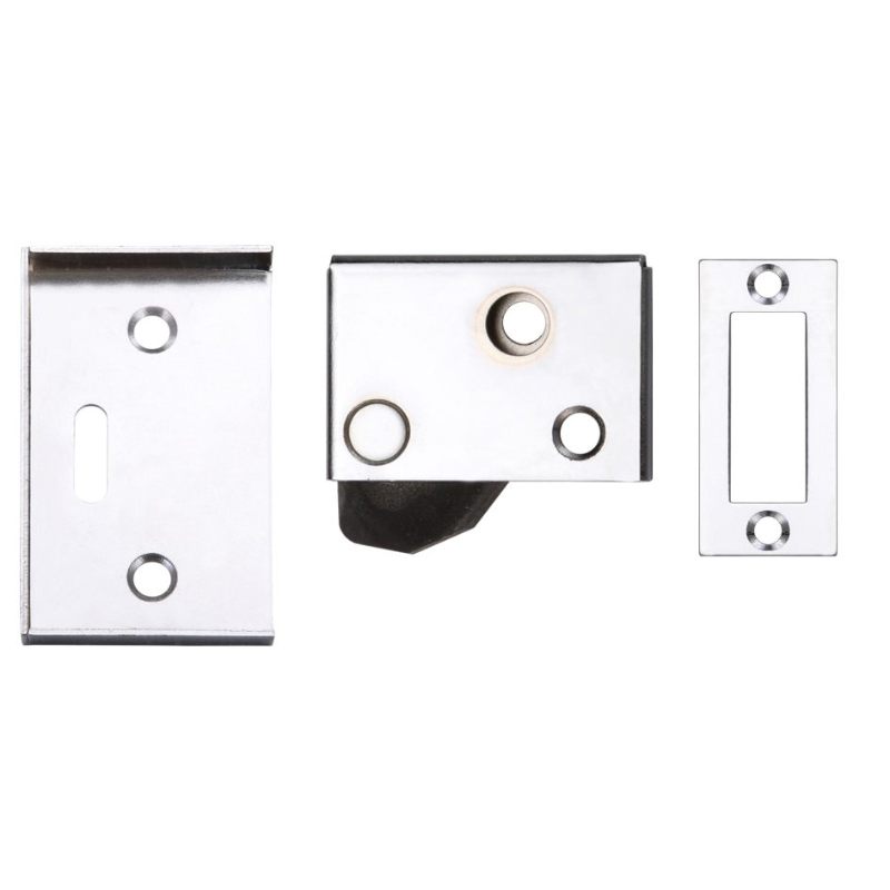 Hush Latch 65x40mm-Powder Coat White