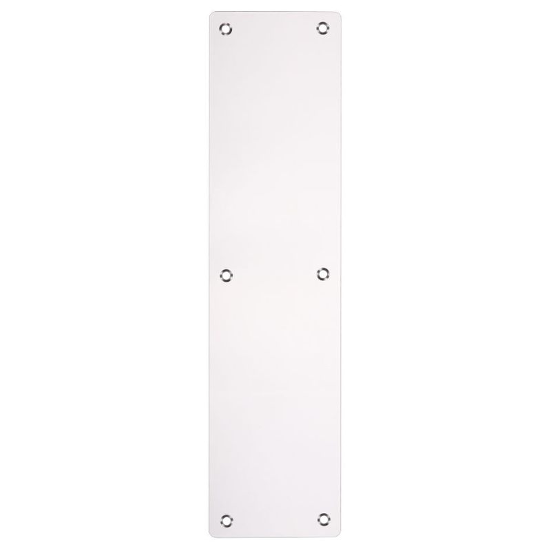 Finger Plate - Blank (Radius) 75mm x 300mm - PSS-Polished Stainless