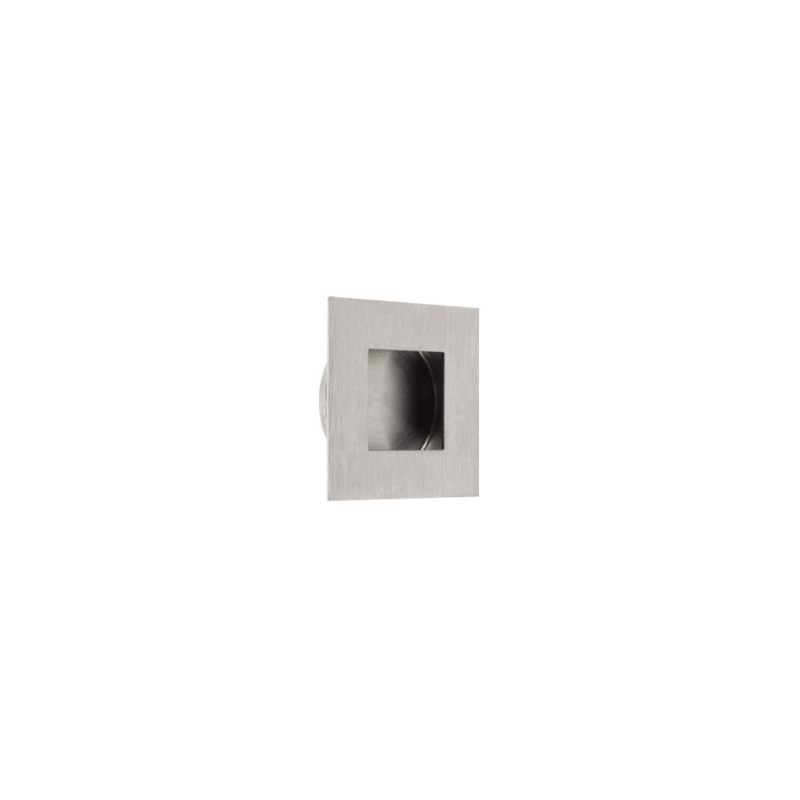 Square Flush Pull 30mm x 30mm-Satin Stainless