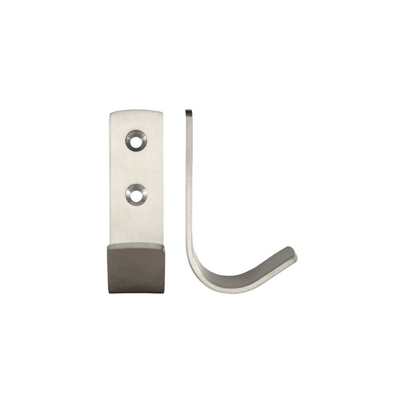 Single Coat Hook-Satin Stainless