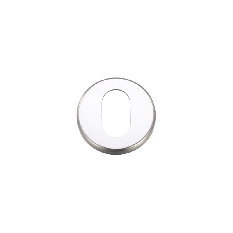 Escutcheons Oval Profile 51.5mm-Satin Aluminium