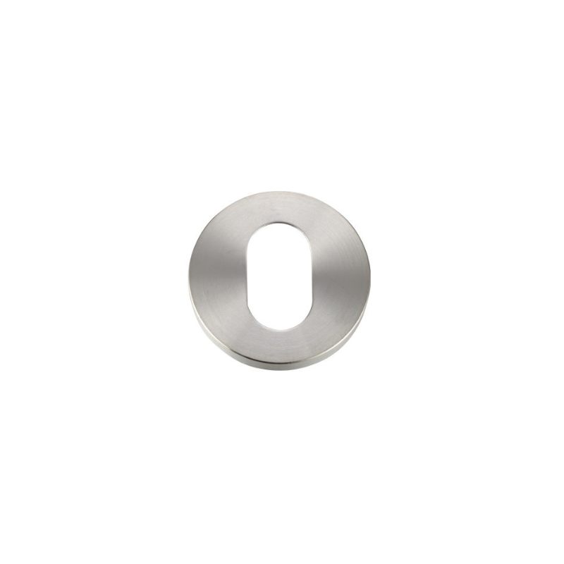 Escutcheon Oval Profile - 52mm Rose - Grade 304-Satin Stainless