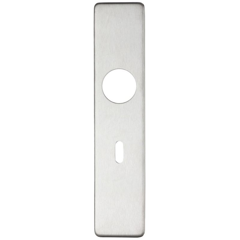 Cover plate for 19 mm and 22mm RTD Lever on Backplate - Lock 57mm-Satin Stainless