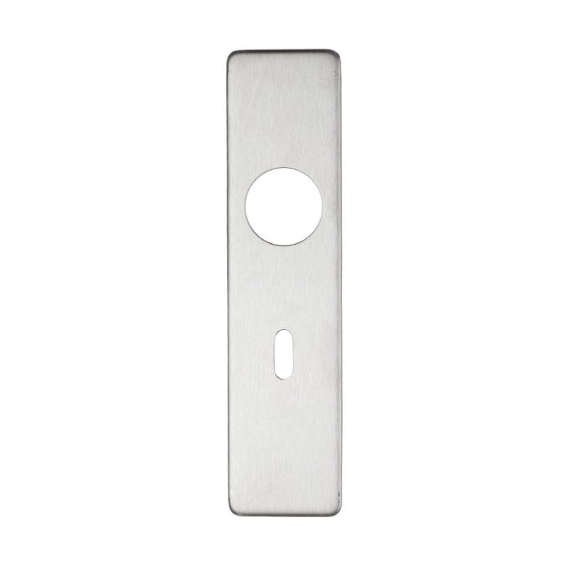 Cover plate for 19 mm RTD Lever on Short Backplate - Lock 57mm - 45mm x 180mm-Satin Stainless