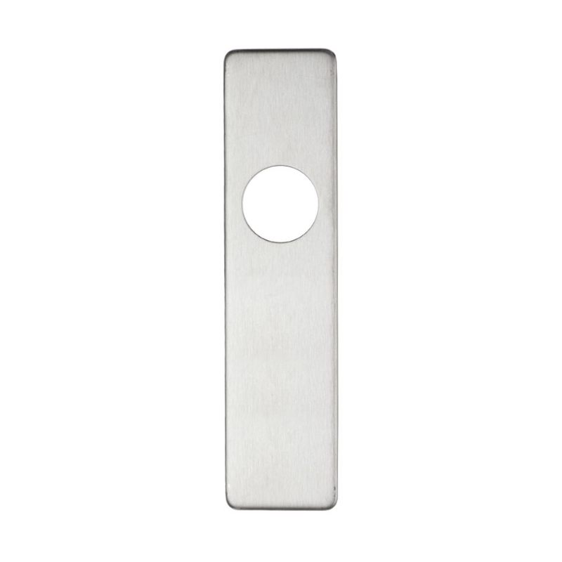 Cover plate for 19 mm RTD Lever on Short Backplate - Latch - 45mm x 180mm-Satin Stainless